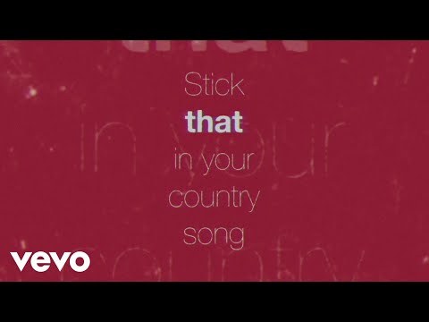 Eric Church - Stick That In Your Country Song (Lyric Video)