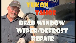 GMC Yukon / Chevy Tahoe Rear Window Wiper Defrost Repair
Heres a quick tip for diagnosing and repair of Chevy Tahoe, GMC Yukon and Cadillac Escalade vehicles with non-operational rear window wipers and/or non-operational rear window defroster. The common issue effects 2000-2008 year model GM vehicles. watch this vid for more information.
Subscribe now to The Car Doctor Channel GMC Yukon / Chevy Tahoe Rear Window Wiper Defrost Repair