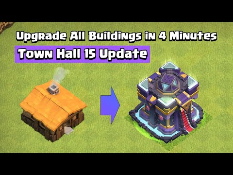Every Building Upgrade In 4 Minutes | Town Hall 15 Edition | Clash Of Clans