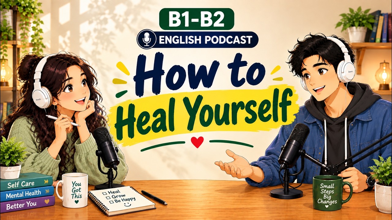 How to Heal Yourself | Easy English Conversation Practice | Learn ...