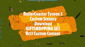 RollerCoaster Tycoon 3 Custom Scenery Download GIFTSHOPPING SET Rct3 Custom Content