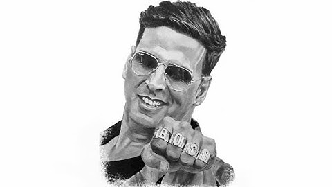 Realistic Sketch of Akshay Kumar || akshay kumar drawing || time lapse || art || pencil drawing.