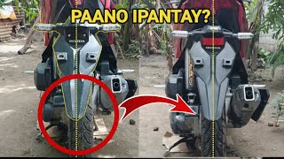 Paano Ayusin ang tabinging Rear Fender ng Honda Click | Moto Arch