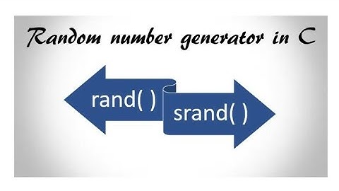 Quick- random function in C/C++ | programming