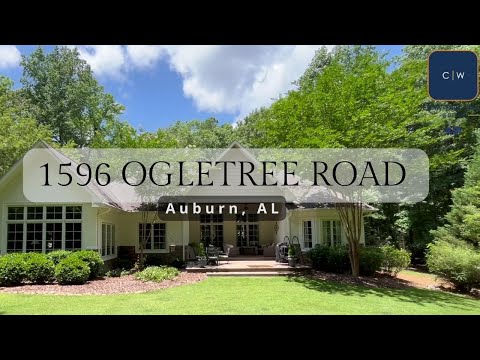 1596 Ogletree Road, Auburn, AL home video tour