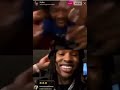 king von on a live with fans.