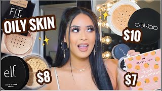 TOP 5 DRUGSTORE SETTING POWDERS for OILY SKIN ! Blurring, Long Wearing + NO FLASHBACK! |Taisha✨