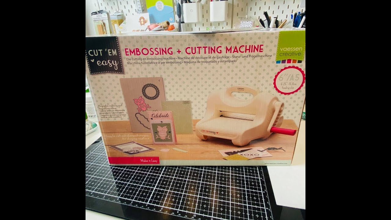 Vaessen Creative • Cut Easy Cutting and Embossing Machine A5 Starter Kit