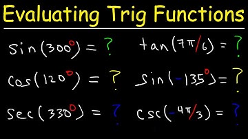 How To Use Reference Angles to Evaluate Trigonometric Functions