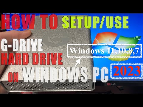 Setup G-Drive USB External Hard Drive On WINDOWS PC How To FIX Not Showing Up G-Technology Tb 2020