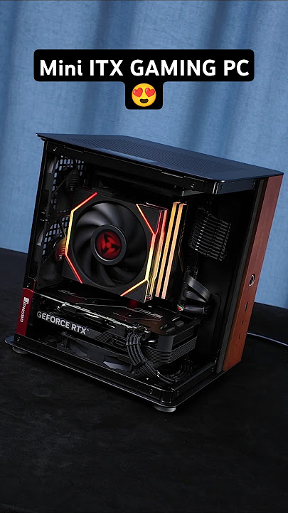 Beautiful mini itx gaming pc build with rtx 4060ti 🔥 #pcbuild #gamingpc #miniitx #pc