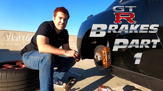 NISSAN R35 GT-R MAINTINANCE: HOW TO CHANGE THE BRAKES, ROTORS AND PADS PART 1