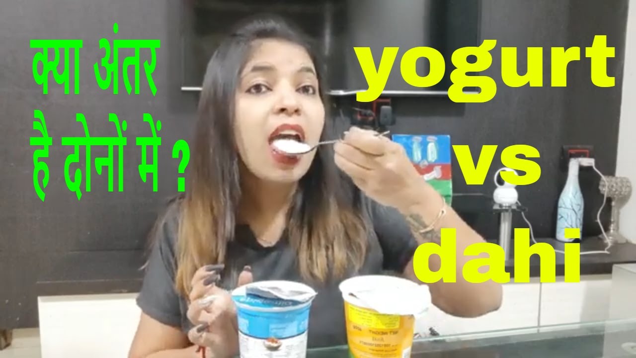 greek yogurt vs Dahi / difference between greek yogurt and dahi / क्या