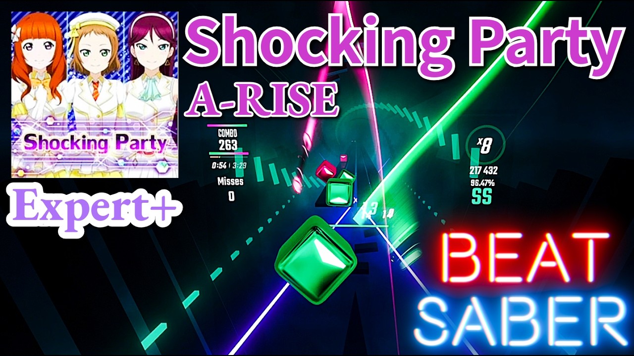 A-RISE - Shocking Party | BeatSaber (FC)