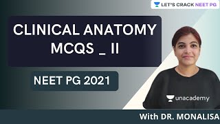 Clinical Anatomy MCQs II  | NEET PG 2021 | Dr. Monalisa screenshot 5