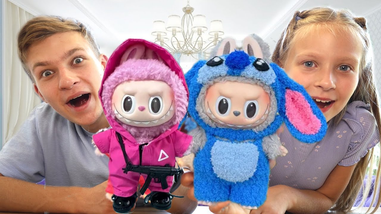 Лабубу ЧЕЛЛЕНДЖ Тима ПРОТИВ Эммы! Открываем Labubu СЮРПРИЗЫ
