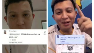 Viral di tiktok DINDA live KALO RRQ KALAH / INI KATAA BANG XINN