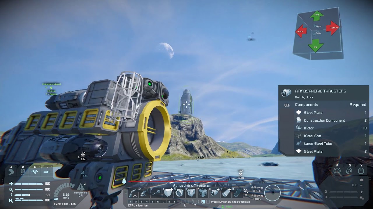 Space Engineers S2 E04 - Docking and Improving Bryan - YouTube
