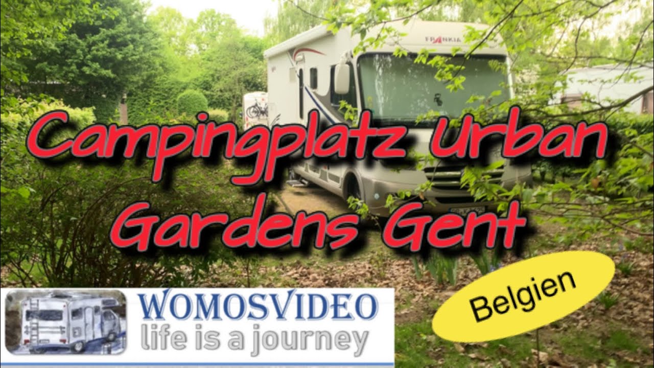 Campingplatz Gent. Urban Gardens Gent
