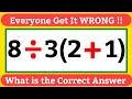 Only 10% Can Solve This Math problem! | Simplify PEMDAS Rules