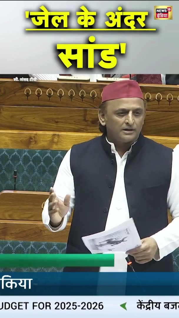 अखिलेश यादव क्यों बोले- 'जेल के अंदर सांड' | #AkhileshYadav | #ParliamentBudgetSession