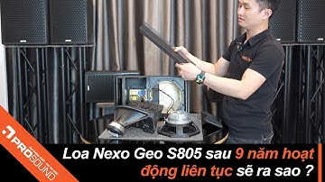 Đây Là Loa Array Nexo Geo S805 Sau 9 Năm Hoạt Động Liên Tục