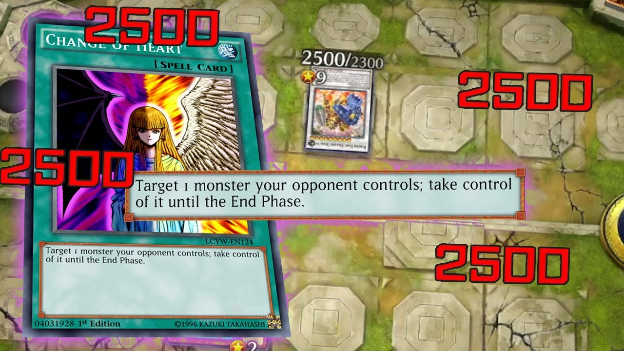 Nothing wrong with CHANGE OF HEART text, right? Yugioh Master Duel ...