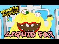 Liquid fat radioactive chicken heads animated music