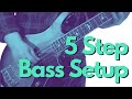 How to Setup Your Bass Guitar // Low Action and No Fret Buzz