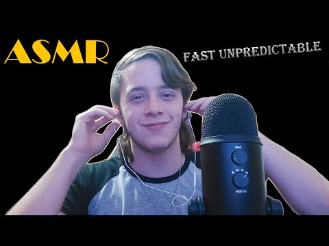 Fast & Aggressive ASMR Unpredictable Triggers + Rambling, Tapping, Hand Sounds