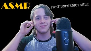 Fast & Aggressive ASMR Unpredictable Triggers + Rambling, Tapping, Hand Sounds
