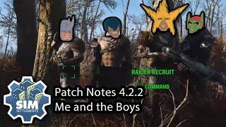 Sim Settlements Patch Notes v4.2.2 - Me and the Boys