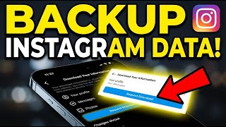 How to backup Instagram data using Download Your Information - Easy Tutorial