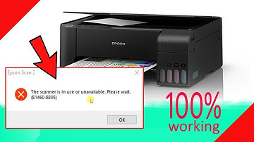 How to Fix The scanner is in use Please wait (E1460-B305)#epson #epsonl3110 #printer fix 100%