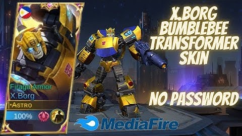 X.BORG BUMBLEBEE TRANSFORMER SKIN SCRIPT NO PASSWORD|"BUMBLEBEE" Full Effects Skin Script|ML