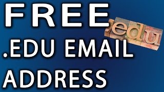 How To Get A Free .Edu Account: Email