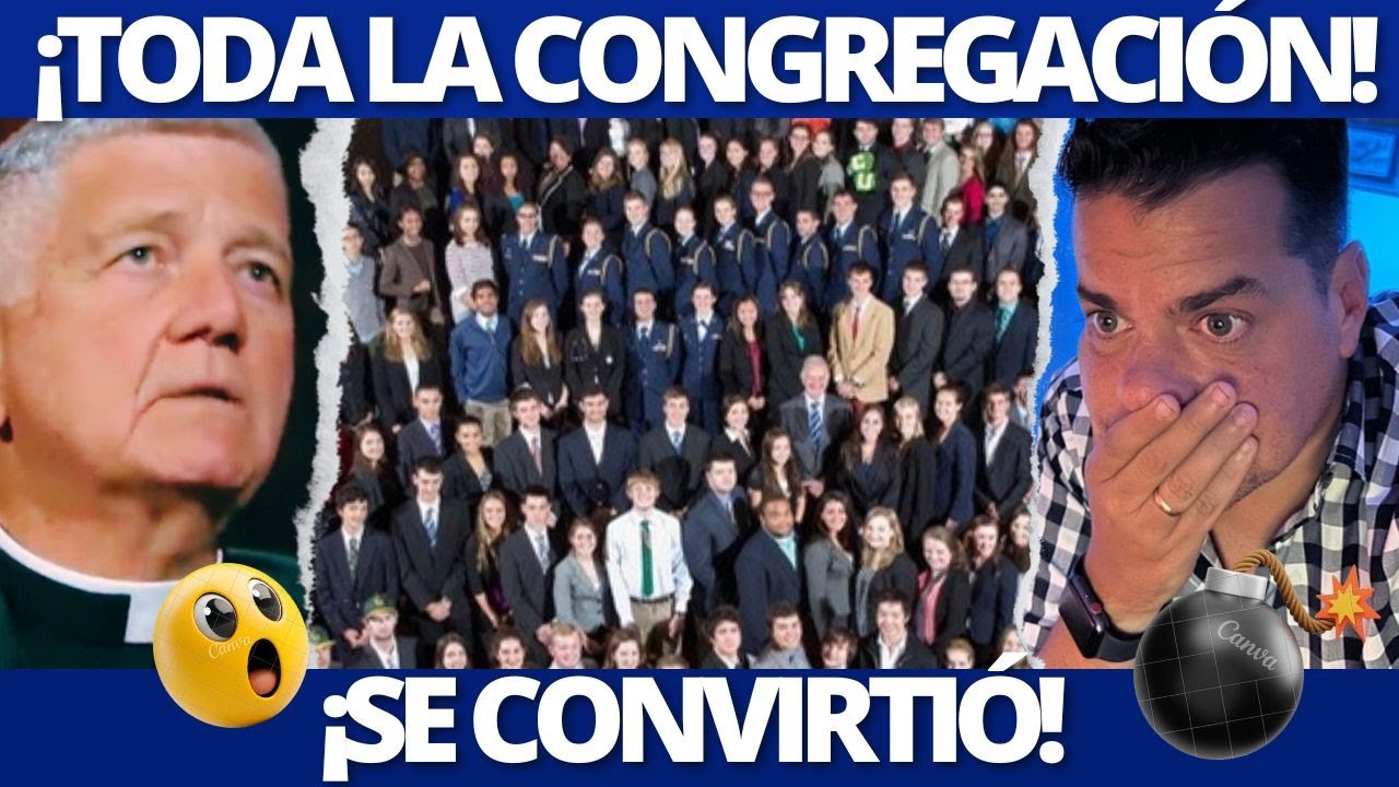 🚨¡IMPACTANTE! Ex PASTOR ANGLICANO, FAMILIA y TODA su IGLESIA se hacen CATÓLICOS!!!