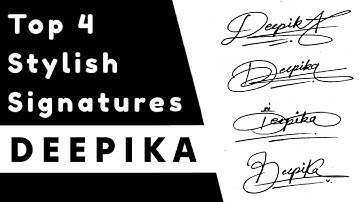 Deepika name signature style | Deepika signature style | Signature style of my name | Signature