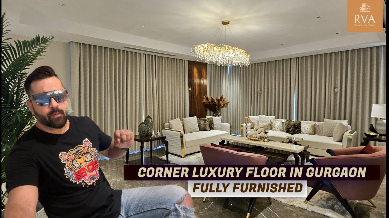 Artistic Corner Builder Floor in DLF Gurgaon/Gurugram | Fully Furnished with Power Backup