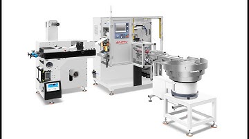 Rocket-330 Automatic Turret Rewinder With Hot Melt Glue at the end