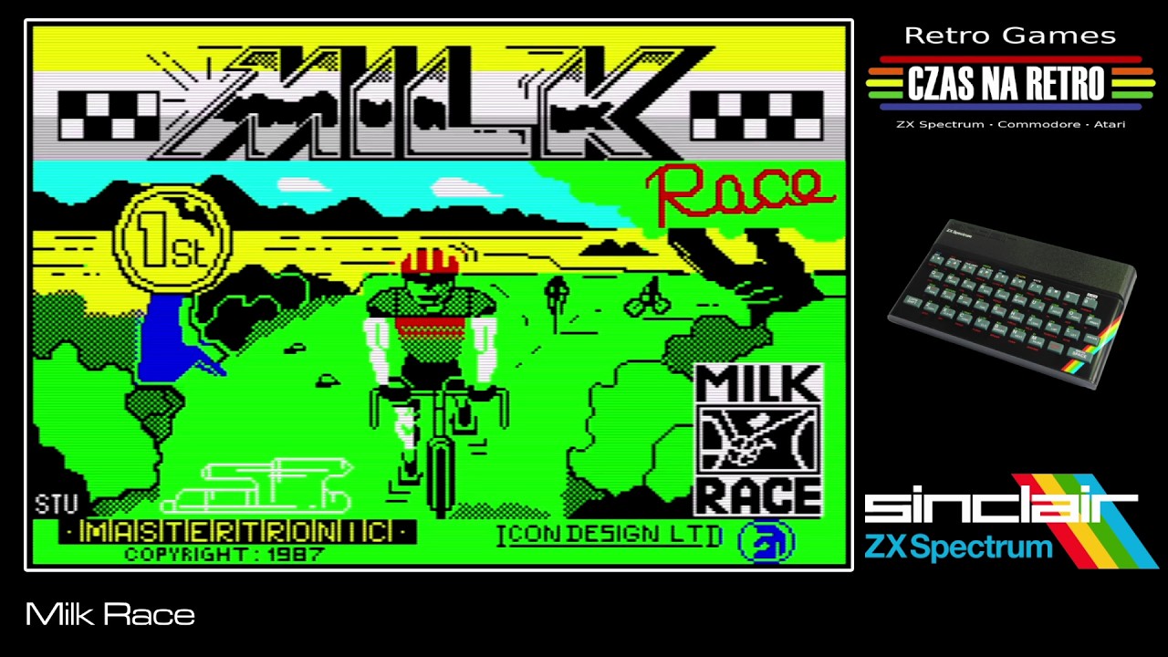 ミルクページ Milk Race (1987) - ZX Spectrum - YouTube