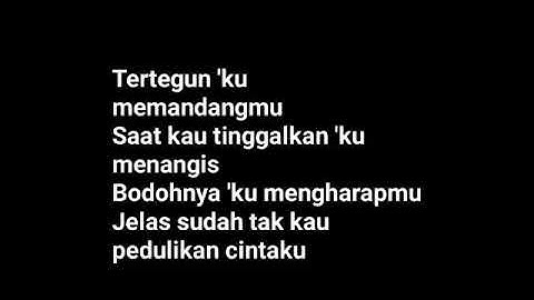 ADA BAND- SETENGAH HATI (LIRIK) - lyric SETENGAH HATI