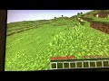 I touched grass in minecraft