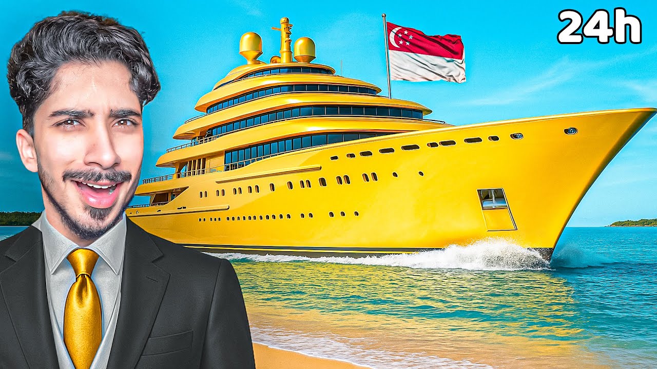 تحدي اعيش 24 ساعة في أغلى بلد بالعالم ! 🇸🇬