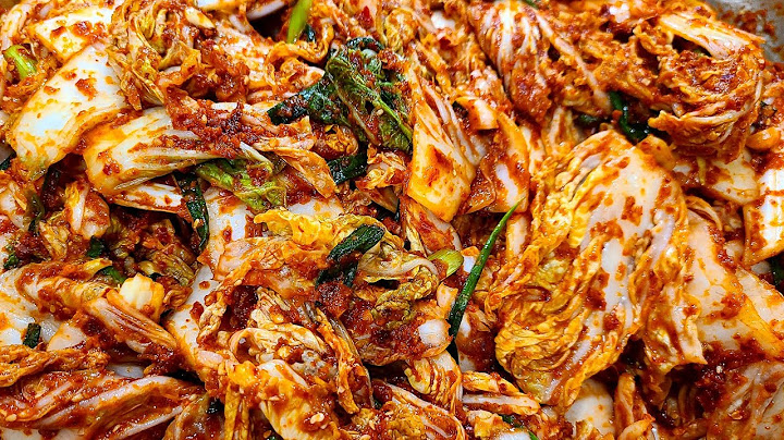 여름맛김치~김장김치맛 깊은맛나게 담그는법