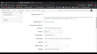 How learners /trainers  edit profile  details in the learning Management system (LMS)
