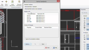 Verifying Drawing Standards compliance in CorelCAD
