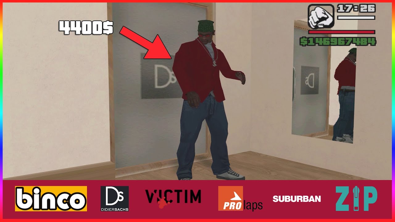GTA CLOTHES TORSO Price In All The Shop In GTA SA YouTube 