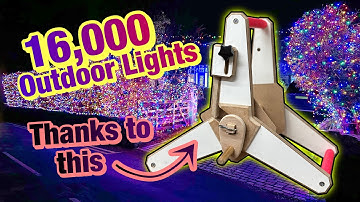 1 Mile Of Lights: How I Store, Unravel & Put Up 100m LED Strings Using My Amazing Wind-O-Matic 6,000