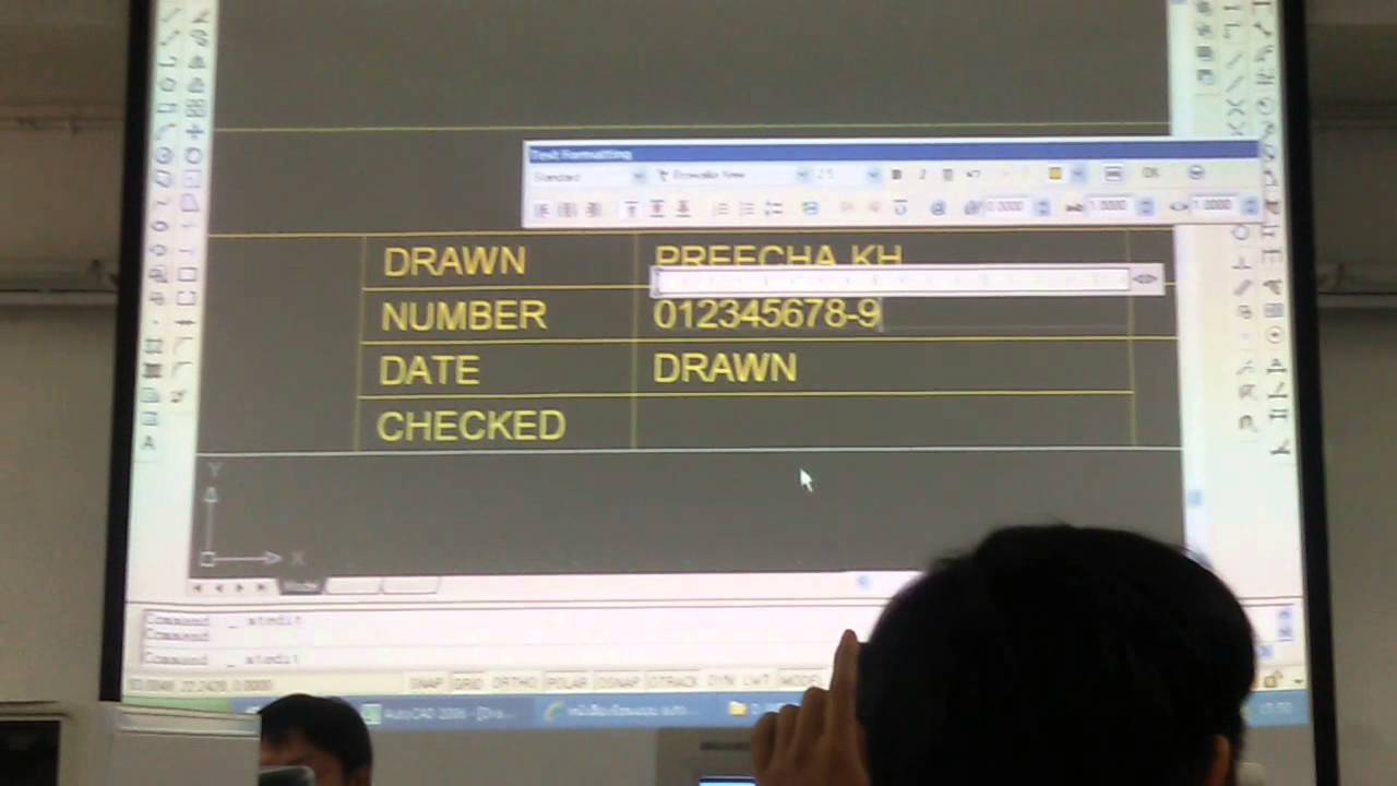สอนโปรแกรม AUTOCAD2007 อย่างง่าย by ผศ.ดร.ปรีชา